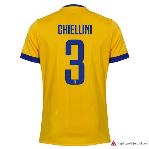 Camiseta Juventus Segunda equipación Chiellini 2017-2018
